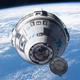 Boeing’s Starliner approaching the ISS on May 20, 2022.